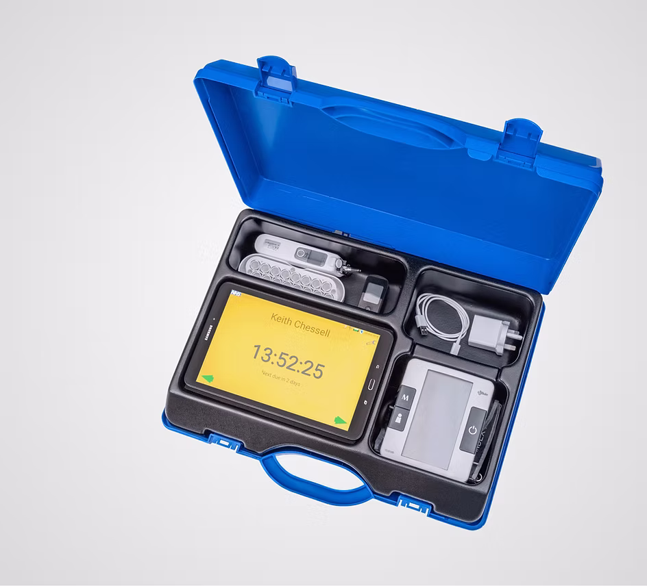 Whzan Blue Box health monitoring device